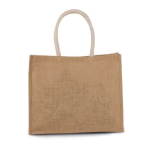 Sac plage toile jute 42 x 36 x 15 cm