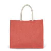 Sac plage toile jute 42 x 36 x 15 cm