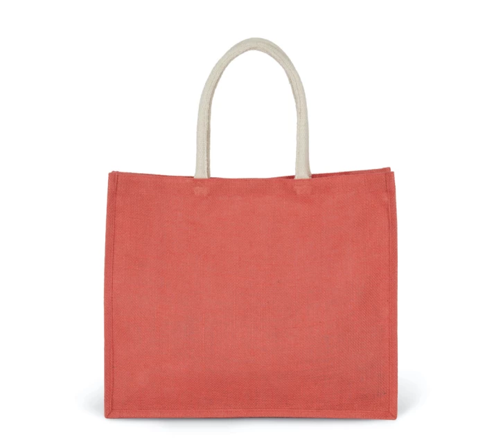 Sac plage toile jute 42 x 36 x 15 cm