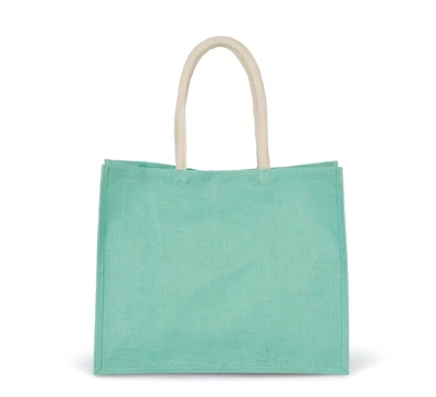Sac plage toile jute 42 x 35 x 15 cm