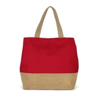 Sac jute et coton 53 x 40 x 15 cm