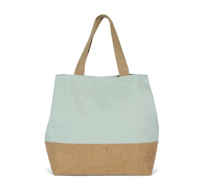 Sac jute et coton 53 x 40 x 15 cm