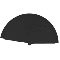 Lacquered wood fan