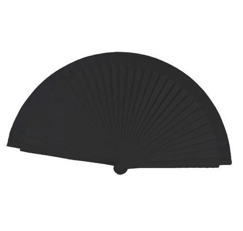 Lacquered wood fan