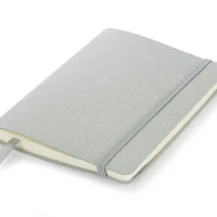 Carnet A6 cuir & coton recyclé