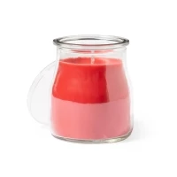 Glass candle made in Europe