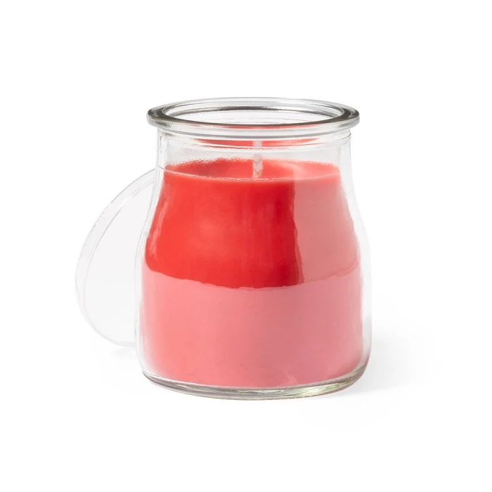 Glass candle made in Europe