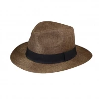 Panama linen effect hat