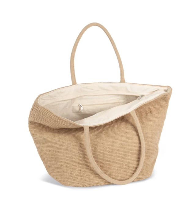 Braided jute threads bag 59 x 37 x 29 cm