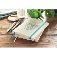Recycled milk bottle A5 notebook