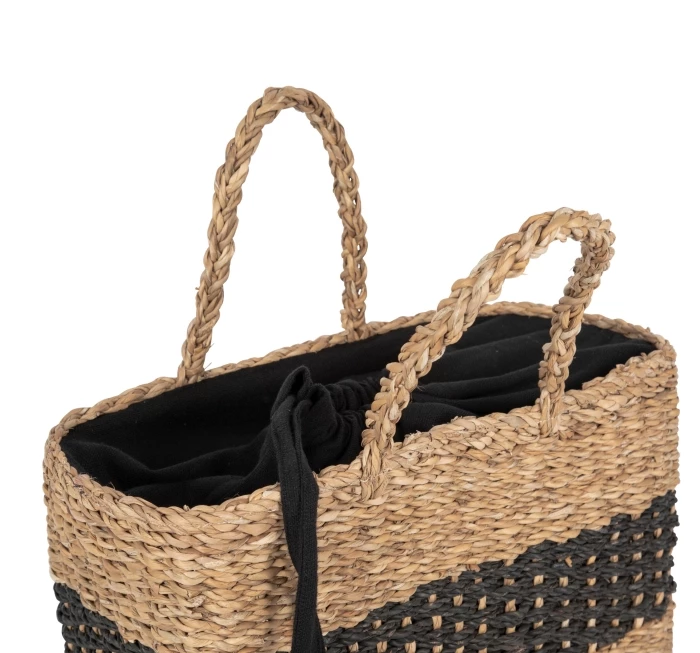 Sac panier en jonc de mer 38 x 27 x 19 cm