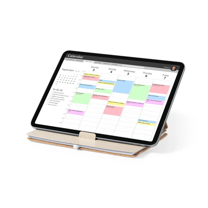 Notebook A5 stand smartphone
