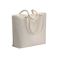 Recycled coton beach bag 55 x 39 x 15 cm
