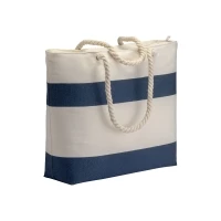 Recycled coton beach bag 55 x 39 x 15 cm