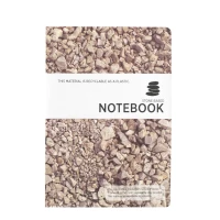 Recycled stones notebook
