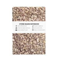 Recycled stones notebook