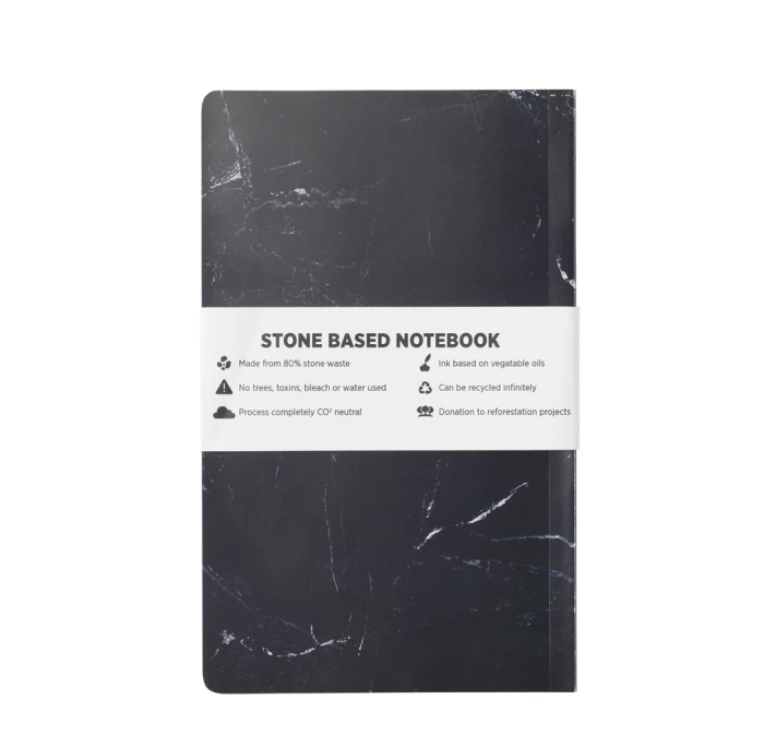 Recycled stones notebook