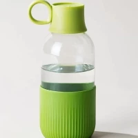 Recycled glass bottle