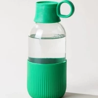 Recycled glass bottle