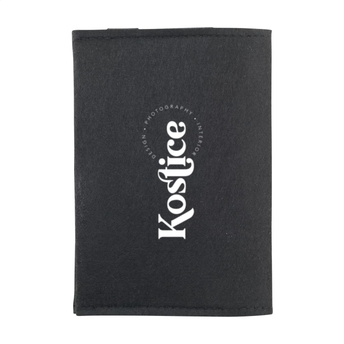 RPET felt passport holder