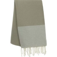 Fouta nid d\'abeille personnalisable