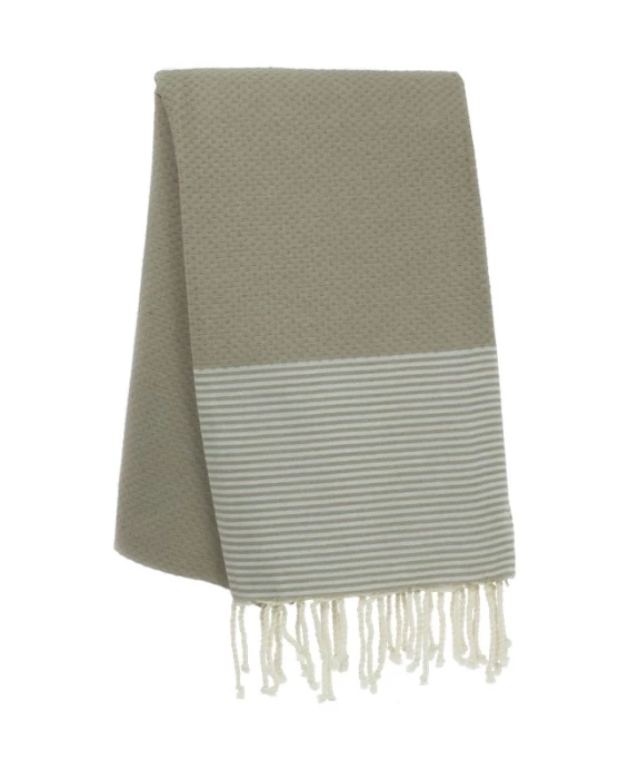 Fouta nid d\'abeille personnalisable