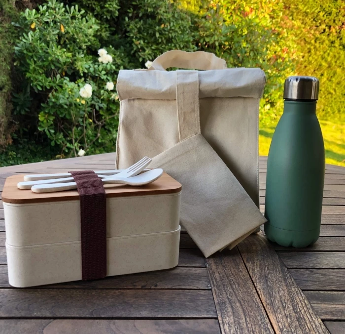 Lunch bag Isotherme Coton Bio - Sacs et trousses publicitaires