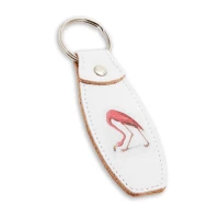 Apple skin keyring