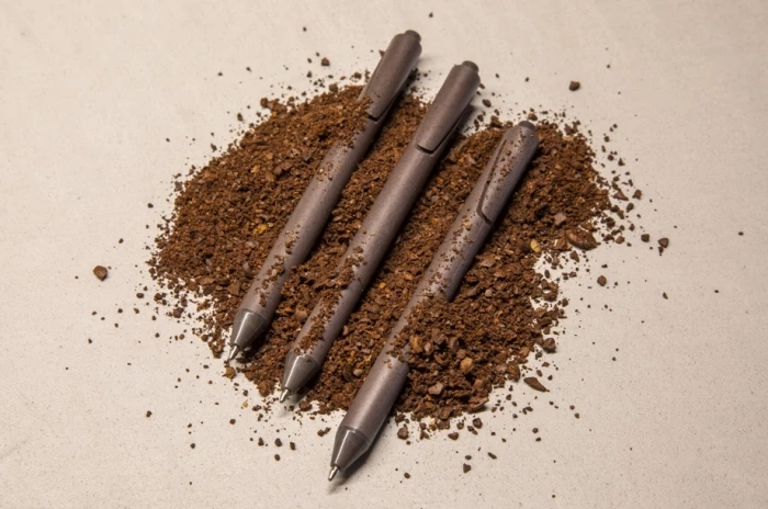 Coffee ground pen