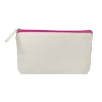 Trousse coton bio zip coloré