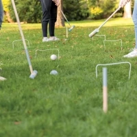 Jeu de croquets en bois 