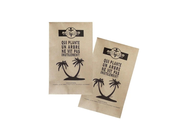 Sachet de graines exotiques en kraft