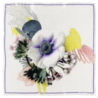 Foulard soie floral