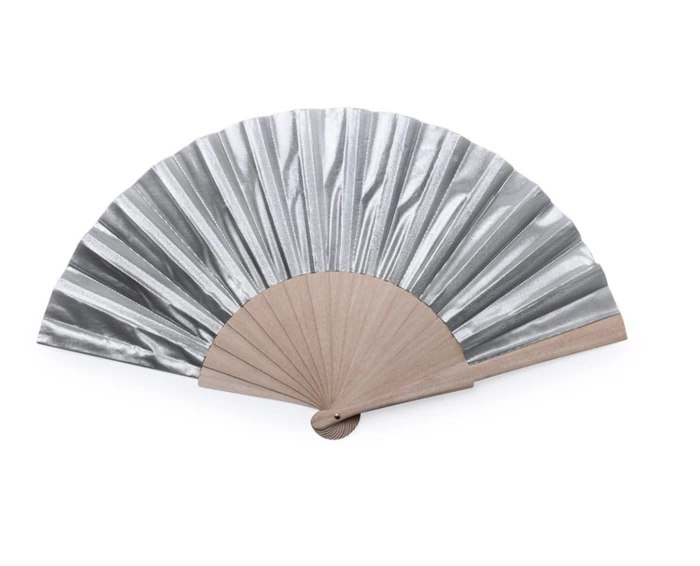 Metallic wood fan