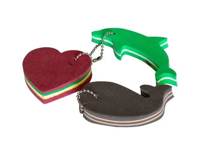 Porte-clés flottants tongs recyclées