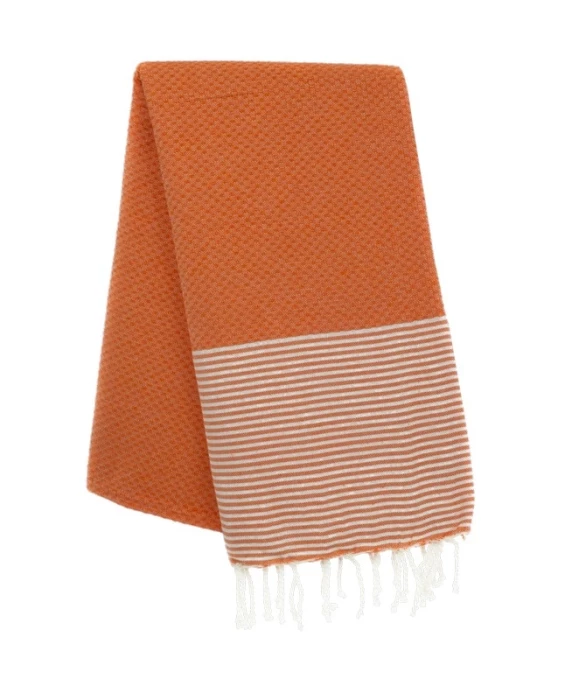 Fouta nid d\'abeille personnalisable