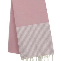 Fouta nid d\'abeille et lurex