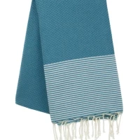 Fouta nid d\'abeille personnalisable