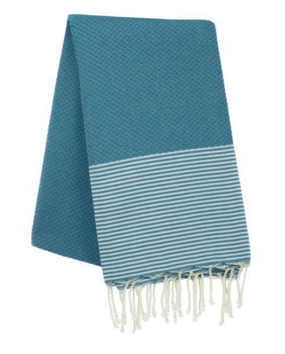 Fouta nid d\'abeille personnalisable