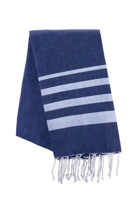 Fouta coton et lurex brodée personnalisable 