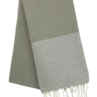 Fouta nid d\'abeille et lurex