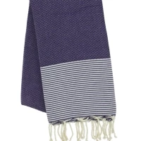 Fouta nid d\'abeille personnalisable