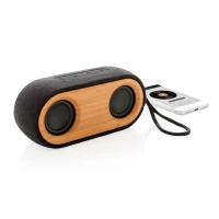 Double enceinte bamboo