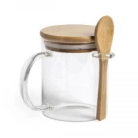 Tasse verre 420 ml & bambou