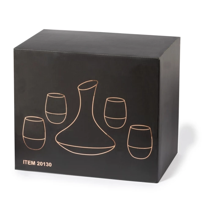 Wine set  of glasses & decanter