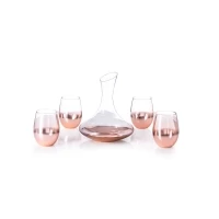 Wine set  of glasses & decanter