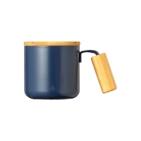 Bamboo & recycled steel mug 330ml
