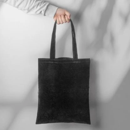 Velvet totebag 34 x 40 cm