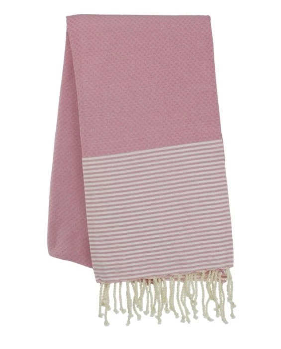 Fouta nid d\'abeille personnalisable