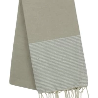 Fouta nid d\'abeille et lurex